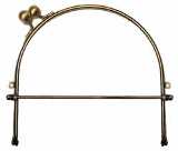 Purse Frame 6" with Loops for Handle, Removable for Multiple Bags
