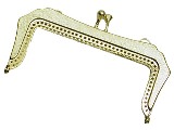 Lacis Purse Frame without Chain 3.5" Silver or Gold Plated