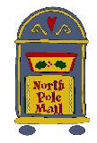 Lasting Impressions Brass Stencil - North Pole Mail