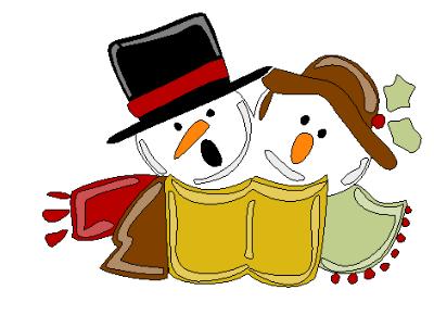 Lasting Impressions Brass Stencil - Snowmen Carolers