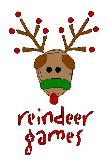 Lasting Impressions Brass Stencil - Reindeer Games Prancer
