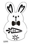 Lasting Impressions Brass Stencil - Bunny Rabbit