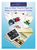 Lazertran Iron-On Inkjet Transfer Paper for Textiles - Light Fabrics