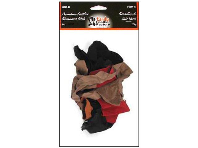 Leather Factory Premium Leather Remnant Pack 1/2 Pound Assorted