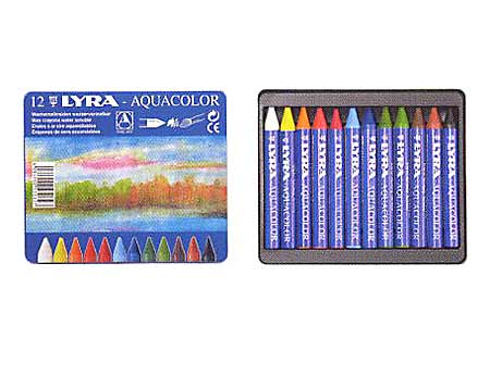 Lyra Aquacolor Crayons 12