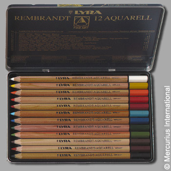 Lyra Rembrandt Aquarelle Pencil - 12 Assorted