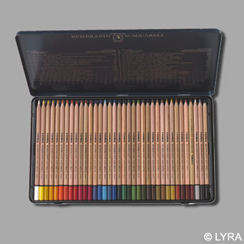 Lyra Rembrandt Aquarelle Pencil - 36 Assorted