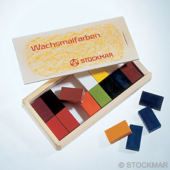 Stockmar Wax Blocks - Single Colors, Box of 12