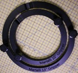 Martelli Gripper Quilting Hoops for Mid and Long Arm Machines Set of (2) 10in and 13in