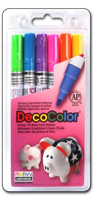 Uchida DecoColor Fine Marker Set 6pc