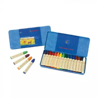 Stockmar Wax Stick Crayons Tin Case - 16 Assorted