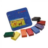 Stockmar Wax Block Crayons Standard Tin Case - 8 Assorted