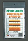 Miracle Sponge (Compressed Sponge) 3"x 4" 4 pc