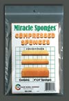 Miracle Sponge (Compressed Sponge) 4"x 6" 4 pc