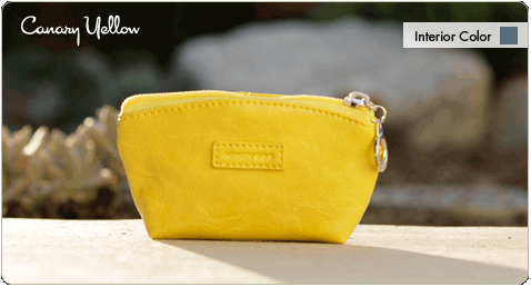 canary yellow purse