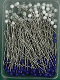 Nifty Notions 200 Glass Head Pins 1-3/8"