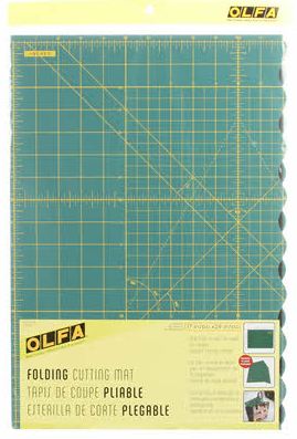 Olfa Gridded Folding Cutting Mat 17" x 24"