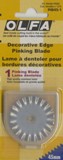 Olfa 45mm Rotary Cutter Decorative Blade - Pinking