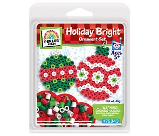 Perler Ornament Kit - Holiday Bright Made in the USA