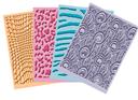 Cuttlebug Embossing Folders, Animal Prints Set, 4 pieces