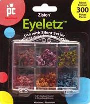 Provo Zision Eyeletz 1/8" Eyelets Assorted 300 pc - Autumn