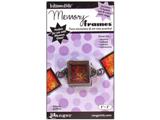 Ranger Inkssentials Memory Frames for Memory Glass - 1" Square - Black Patina