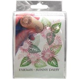 Rubber Stamp Tapestry Fabric Stamp Set - Sunny Daisy