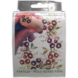Rubber Stamp Tapestry Fabric Stamp Set - Wild Berry Vine