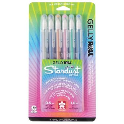 Sakura Gelly Roll Stardust Bold Meteor Pens 6/Pkg