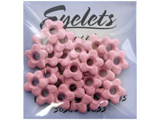 ScrapArts Eyelets 3/16 Flower 25 pc - Baby Pink