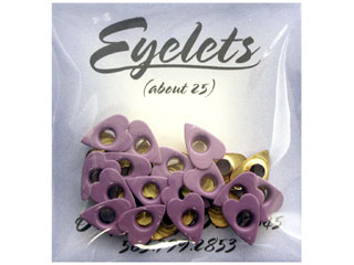 ScrapArts Eyelets 3/16 Heart 25 pc - Liliac Purple