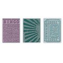 Sizzix - Texture Fades Embossing Folders - Tim Holtz - Playing Games