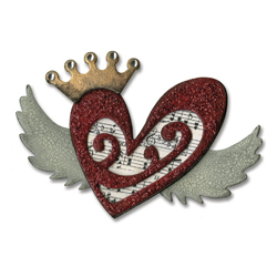 Sizzix - Bigz Dies - Tim Holtz - Heart Wings