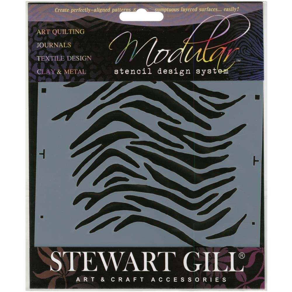Stewart Gill Modular Stencil Design System - Original Skins - Zebra