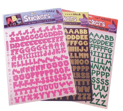 Stickopotomus ABC Stickers - Dot Green