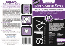 Sulky Soft'n Sheer Extra Stabilizer,1 yd Package (20" x 36")