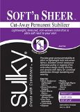 Sulky Cut-Away Soft'n Sheer Cut Away Permanent Stabilizer Package 20"x 36" White