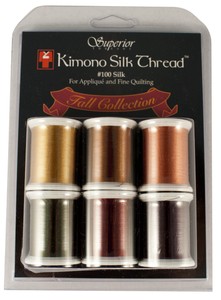 Kimono Silk Thread Set Fall Collection 6 Spools