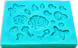 Sweetbrier Molds Push Molds - Roses, Butterflies & More