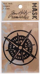 Tim Holtz Idea-ology Mini Masks - Compass