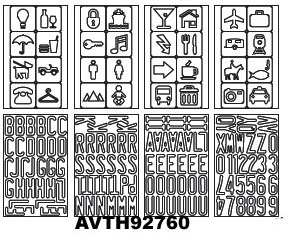 Tim Holtz Grungeboard Icons - Plain