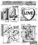 Tim Holtz Stamps - Valentine Blueprint