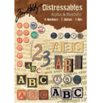 Tim Holtz Digi Distressables CD - Alphabets