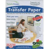 Transfer Magic Ink Jet Transfer Paper - 8.5x11 - 7 Pc