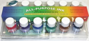 Tsukineko All-Purpose Ink Workstations 12/Pkg - Classic