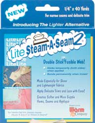 Steam-a-Seam 2 Lite Double Stick Fusible Web 1/4"