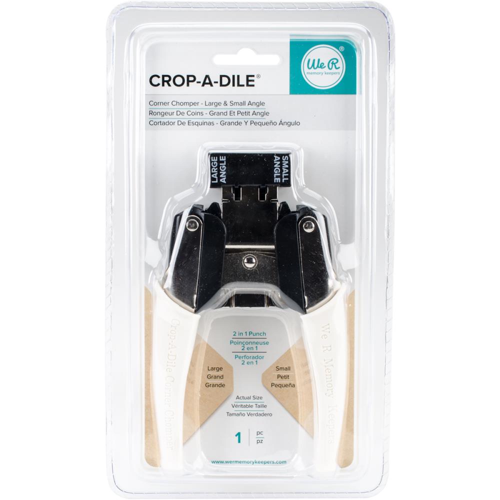 We R Memory Keepers - Crop-A-Dile Corner Chomper Tool - Small Angle & Large Angle
