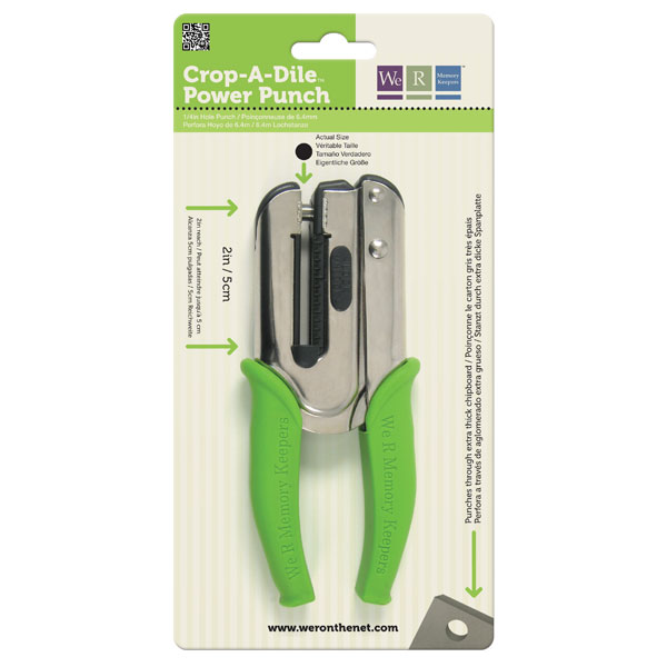 We R Memory Keepers Crop-a-Dile Power Punch Tool - 1/4"