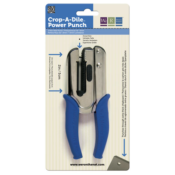 We R Memory Keepers Crop-a-Dile Power Punch Tool - 1/16"