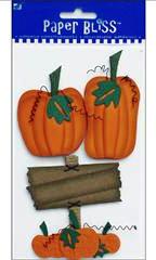 Westrim Paper Bliss Embellishment  -  Pick A Pumpkin